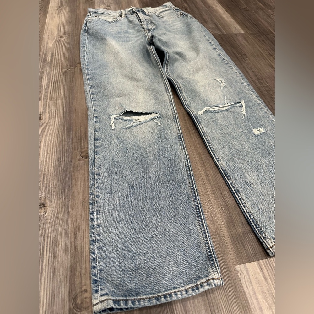 Denim Forum The Joni High Rise Loose, Sz 26W And 29L - Picture 2 of 9